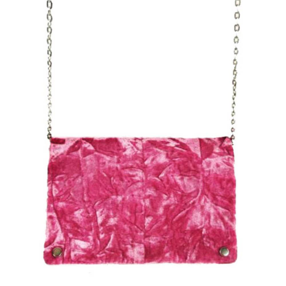 STREET LEVEL TONI PINK Crushed Cross body Bag$38.0